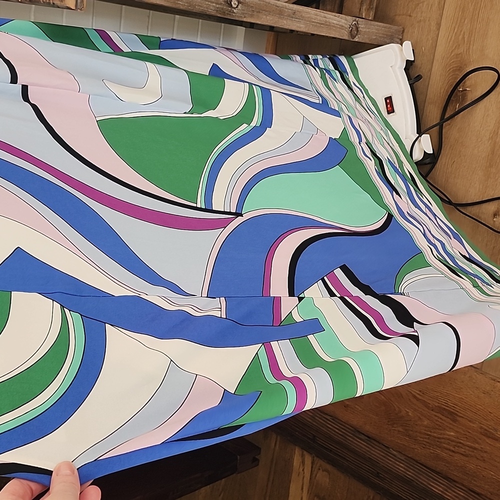 London Times Multicolor Abstract Dress, 2x - Picture 6 of 9